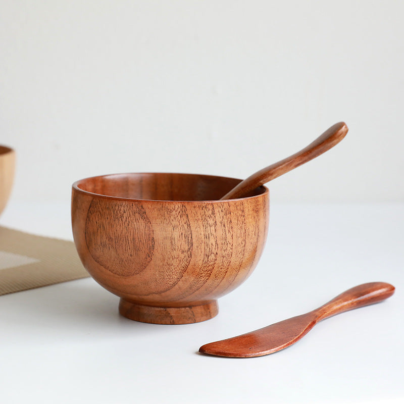 Wooden Facial Mask Mixing Bowl and Applicator Set