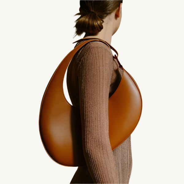 Large-Capacity Crescent Shoulder Bag