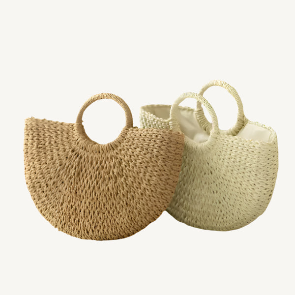 Handmade Straw Tote Bag for Warm-Weather Style