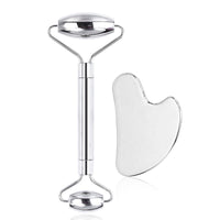 Facial Gua Sha and Roller Self-Care Tool Set