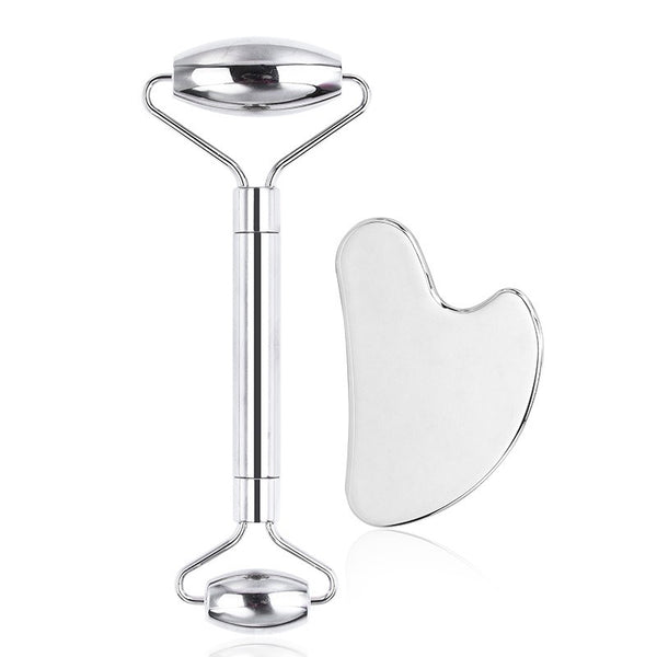 Facial Gua Sha and Roller Self-Care Tool Set