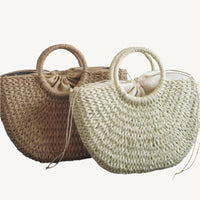 Handmade Straw Tote Bag for Warm-Weather Style