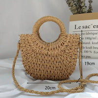 Handmade Straw Tote Bag for Warm-Weather Style