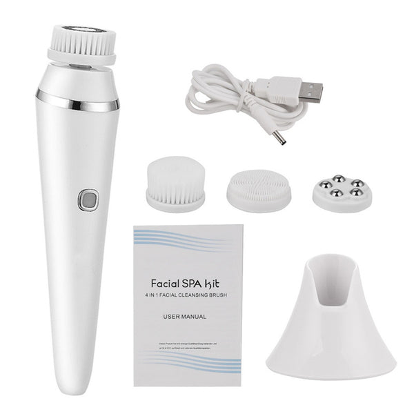 Electric Facial Cleansing Brush for Daily Skincare